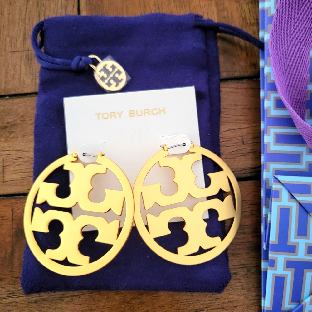 BRAND NEW TORY BURCH MILLER HOOPS